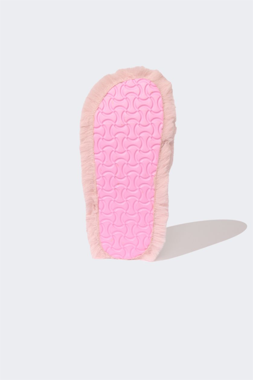 FEMME Rose Pantoufles de maison à Semelle Haute pour Femme