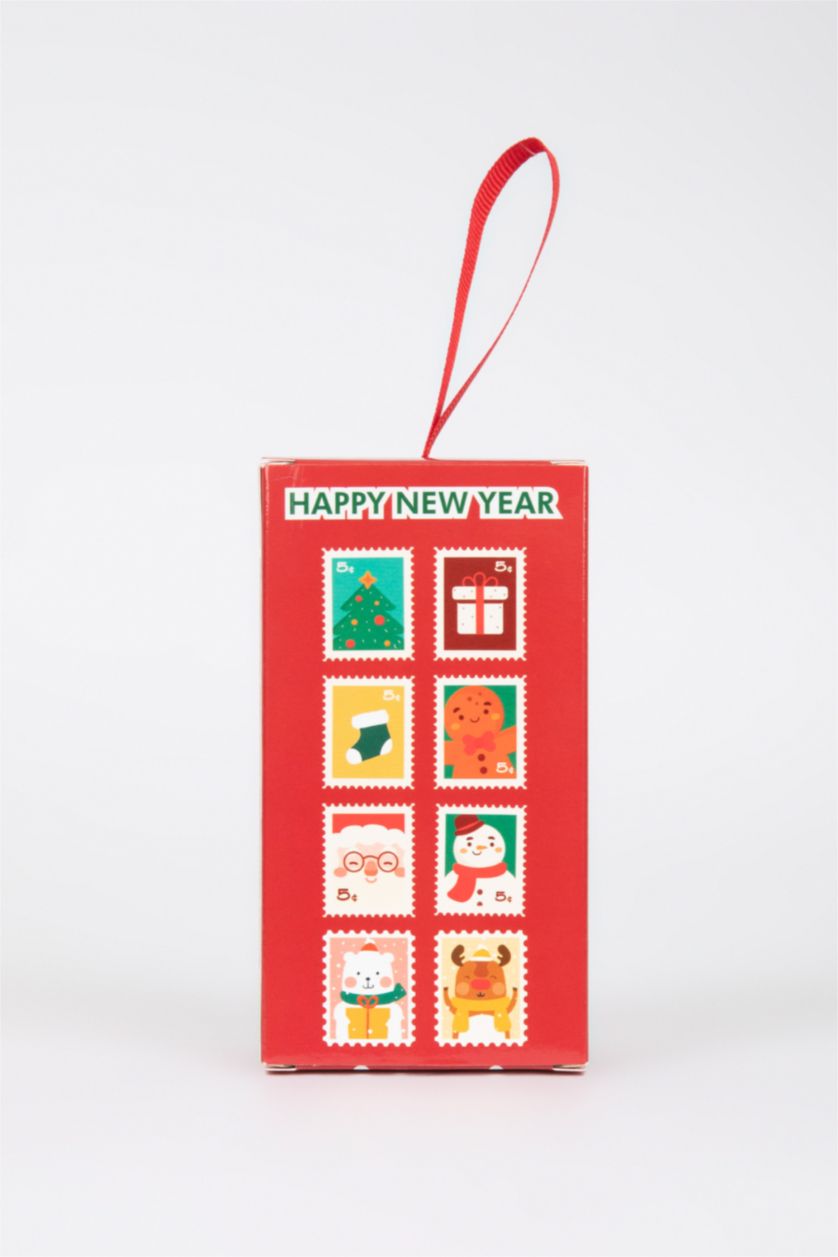 Erkek Çocuk - Genç Erkek Karma Erkek Çocuk Yılbaşı Temalı 3'lü Pamuklu Uzun Çorap