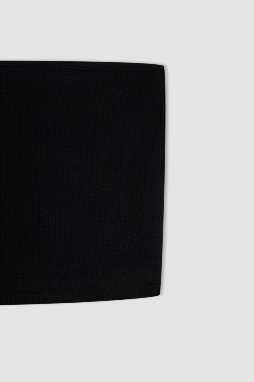 WOMAN Black Coool Fitted Strapless Camisole Singlet