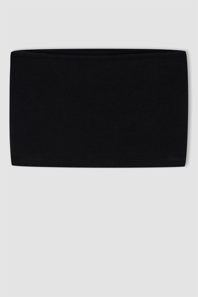 WOMAN Black Coool Fitted Strapless Camisole Singlet