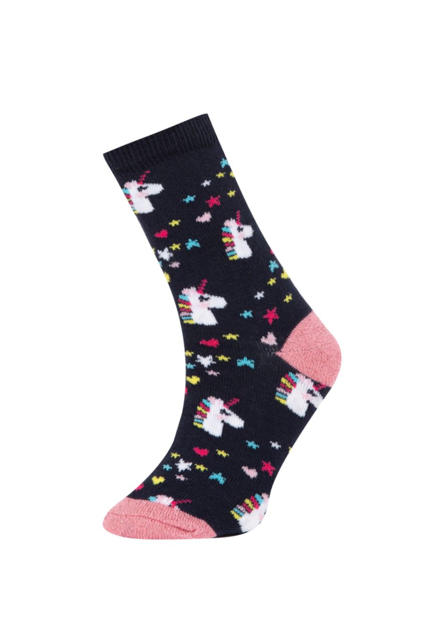 GIRLS & TEENS MIXED Girl 3 Pack Cotton Long Socks