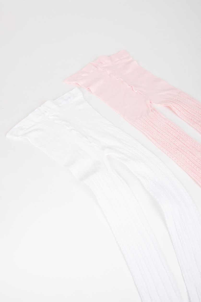 Девочки и подростки Разноцветный Колготки для девочек, 2 пары, Школьная коллекция