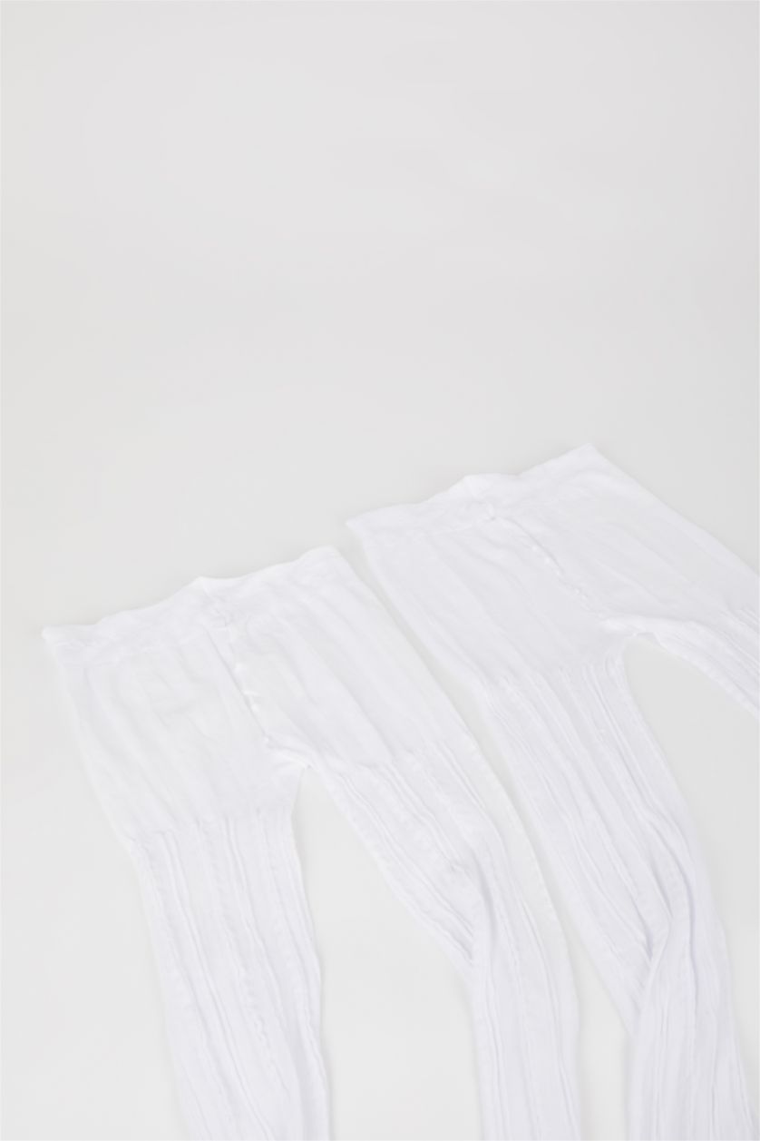 GIRLS & TEENS White Girl 2 piece Pantyhose