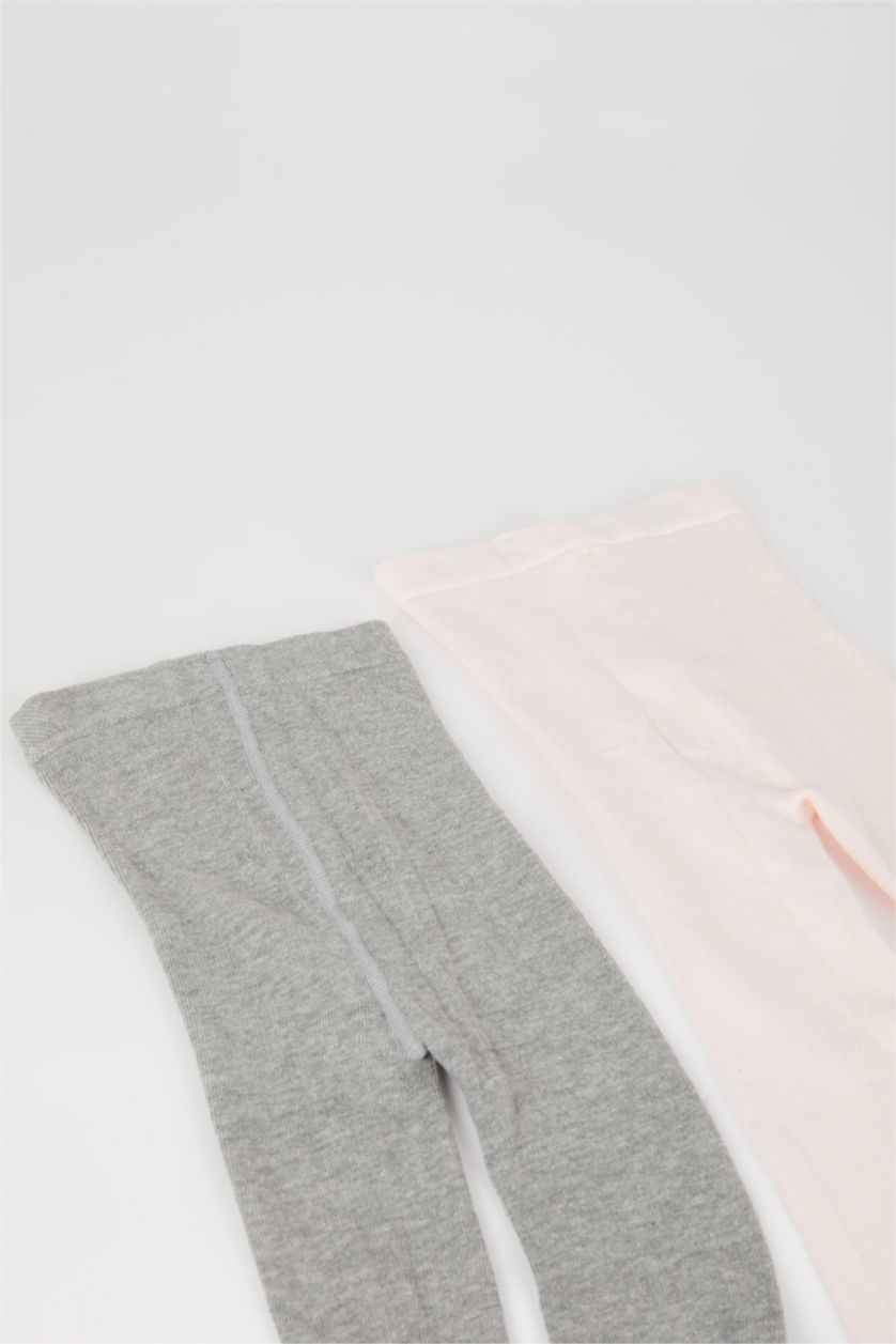 Kız Çocuk - Genç Kız Karma Kız Çocuk 2'li Pamuklu Külotlu Çorap