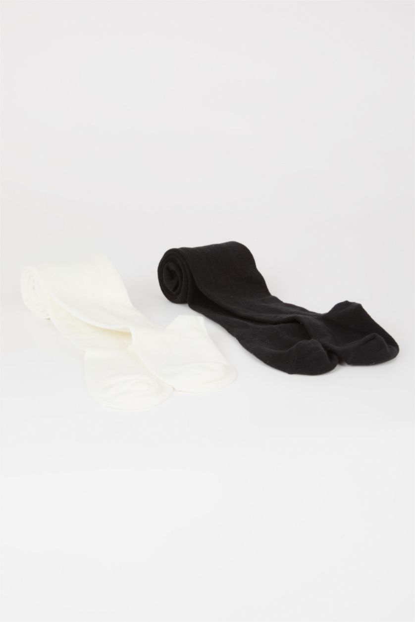 Kız Çocuk - Genç Kız Karma 2'li Pamuklu Külotlu Çorap Kız Çocuk