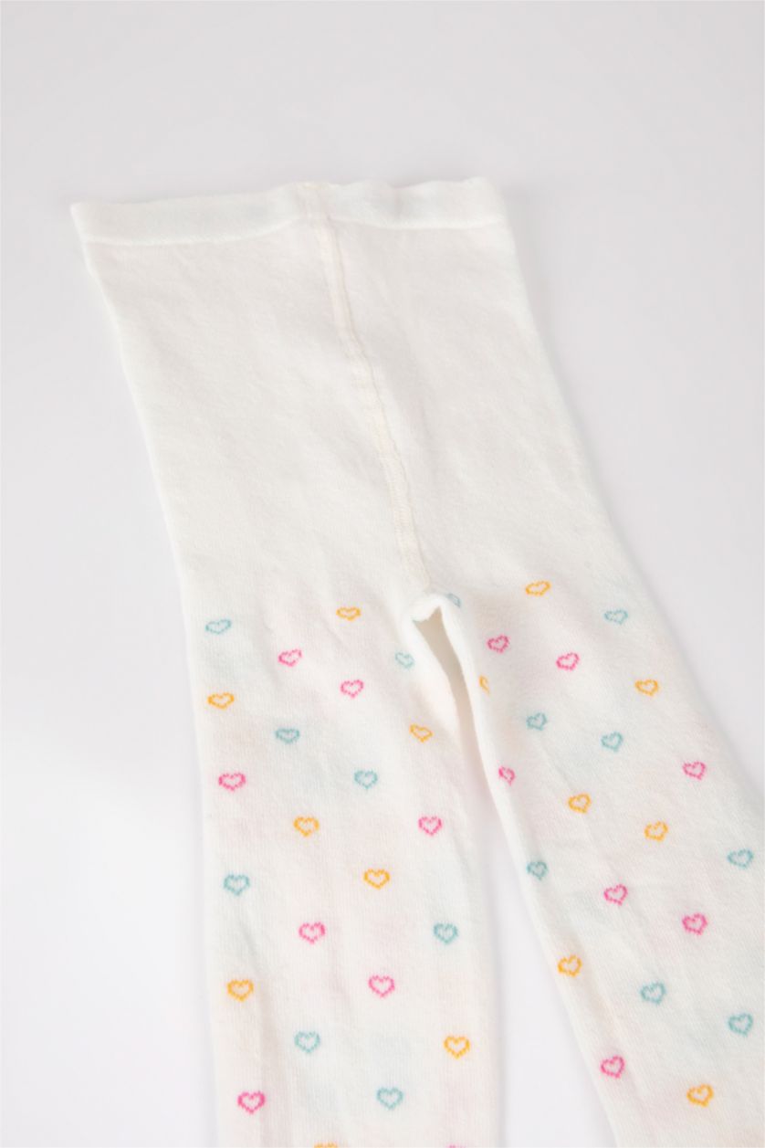 Девочки и подростки Белый Колготки из хлопка для девочек