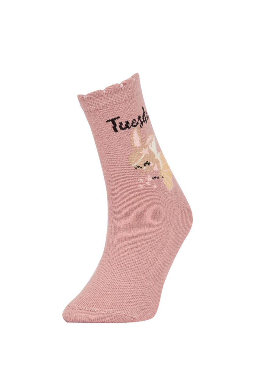 بنات Karma جوارب طويلة قطن من 5 قطع