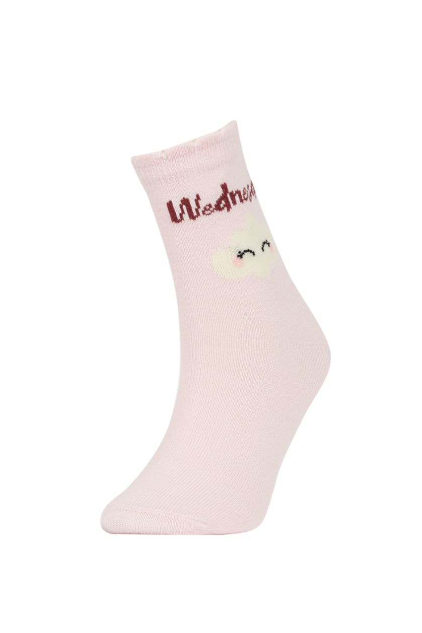 بنات Karma جوارب طويلة قطن من 5 قطع