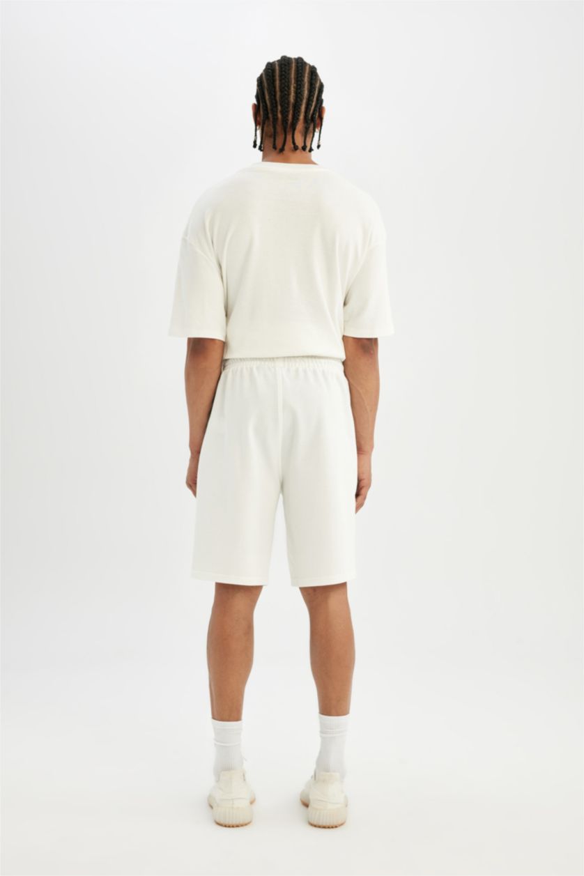 HOMME Blanc Short àcoupe régulière NBA Brooklyn Nets de DeFacto Fit