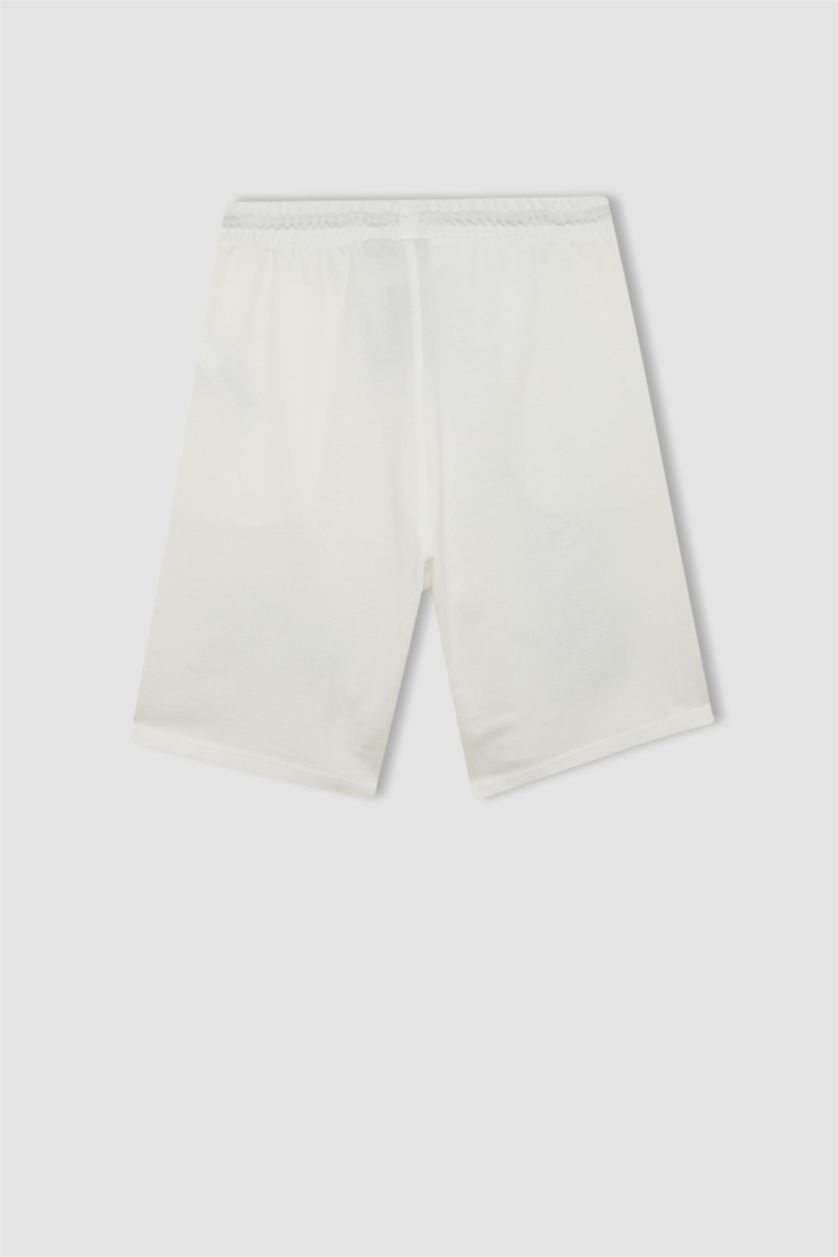 HOMME Blanc Short àcoupe régulière NBA Brooklyn Nets de DeFacto Fit