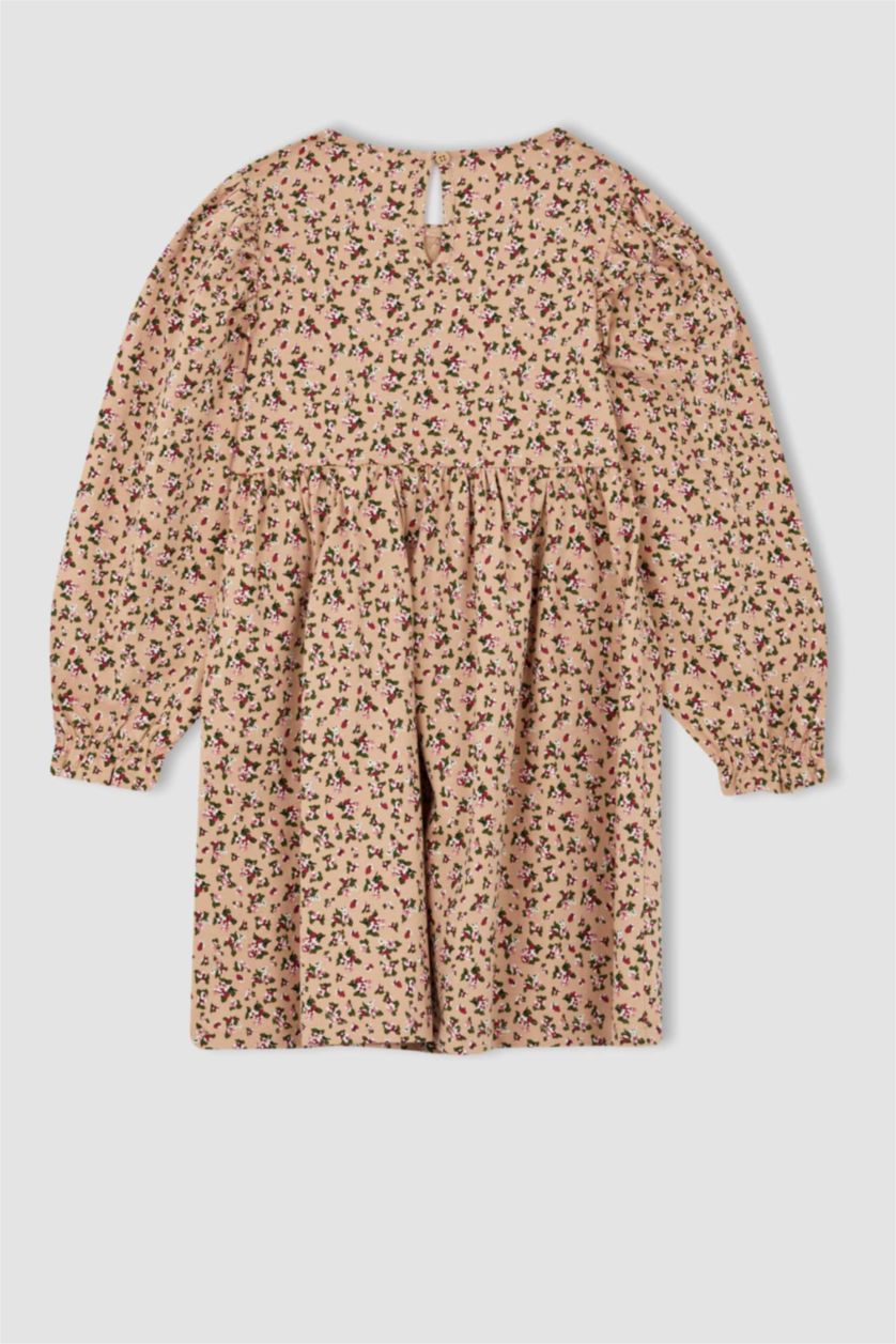 GIRLS & TEENS Salmon Long Sleeve Knitted Dress