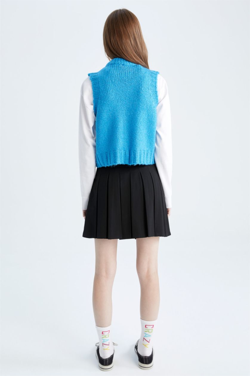نساء أسود Pleat Mini
