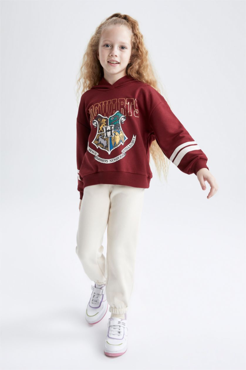 GIRLS & TEENS Dark Bordeaux Regular Fit Harry Potter Licensed Sweatshirt