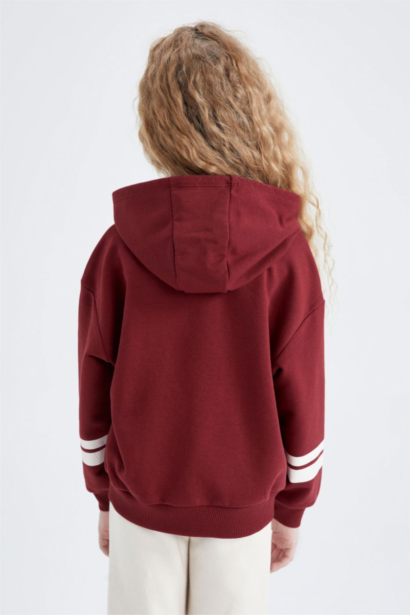 GIRLS & TEENS Dark Bordeaux Regular Fit Harry Potter Licensed Sweatshirt