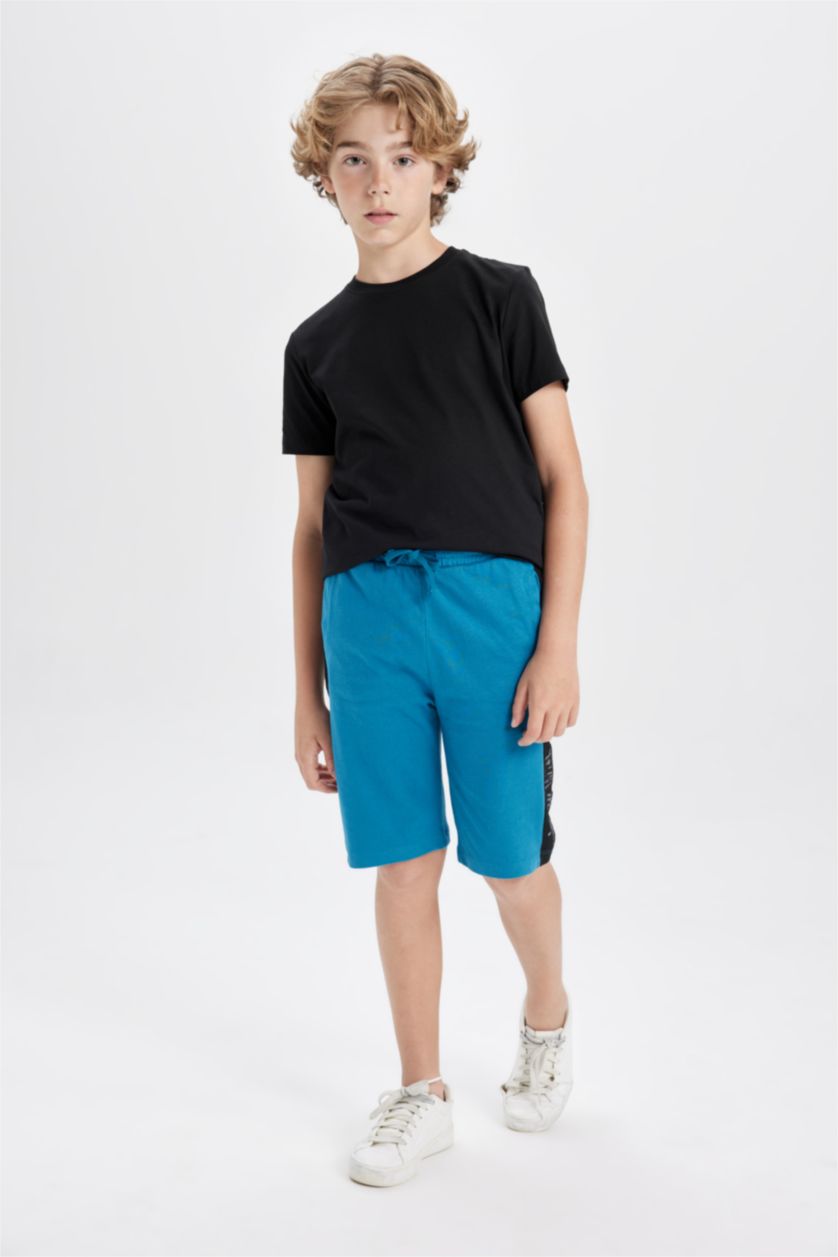 BOYS & TEENS Petrol Regular Fit Shorts