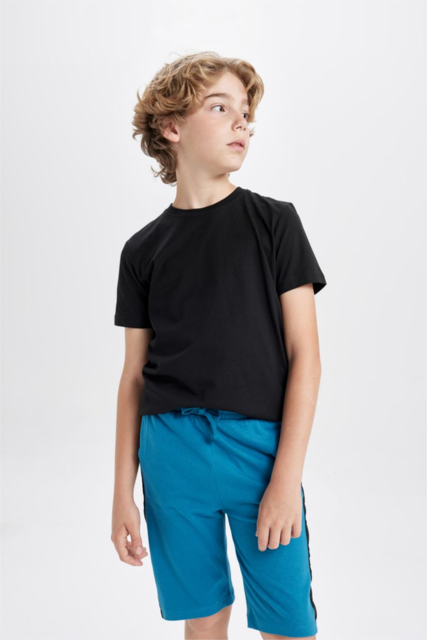 BOYS & TEENS Petrol Regular Fit Shorts