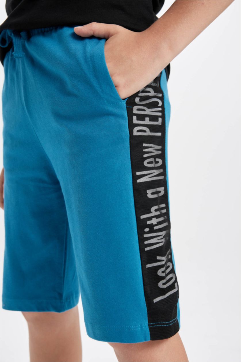 BOYS & TEENS Petrol Regular Fit Shorts
