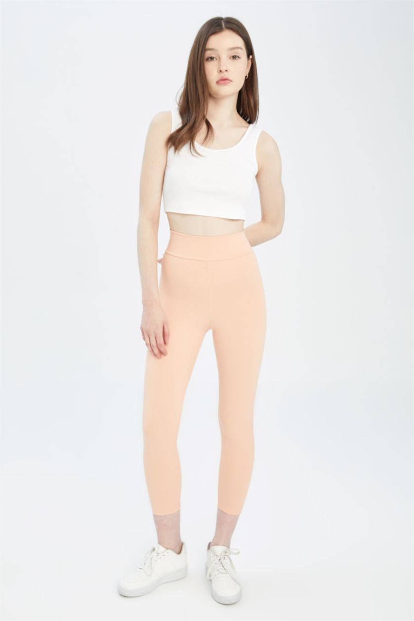 WOMAN Salmon Defacto Fit Sports Leggings