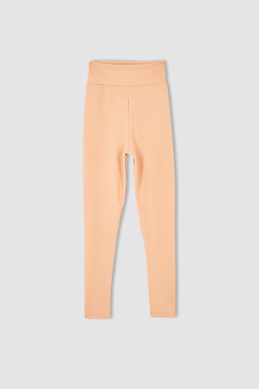 WOMAN Salmon Defacto Fit Sports Leggings