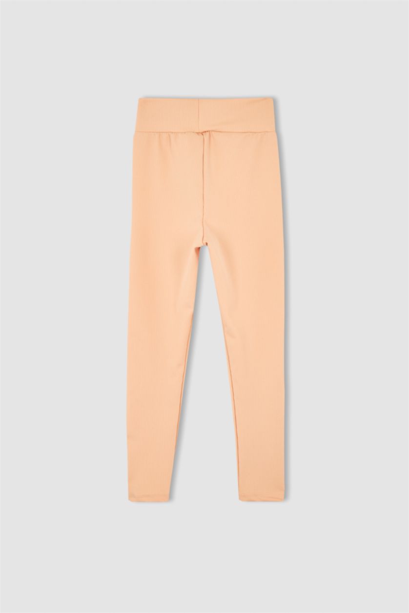 WOMAN Salmon Defacto Fit Sports Leggings