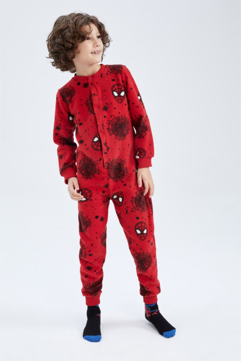 GARÇONS Rouge Pyjamas En Tricot Polaire