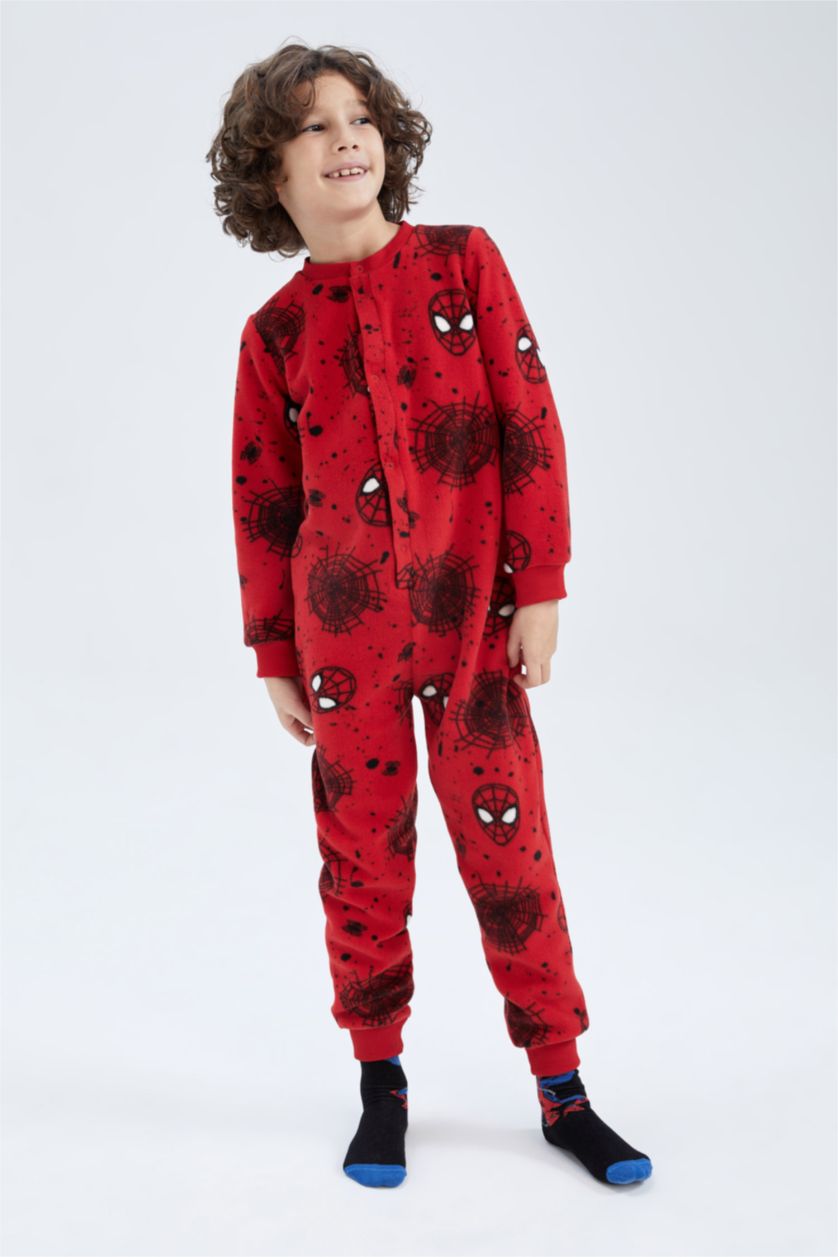 GARÇONS Rouge Pyjamas En Tricot Polaire
