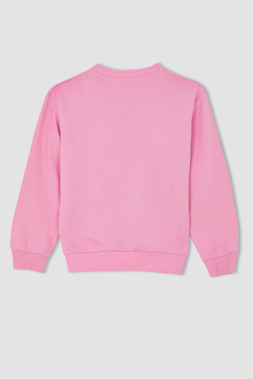 GIRLS & TEENS Pink قماش رقيق قصة عادية