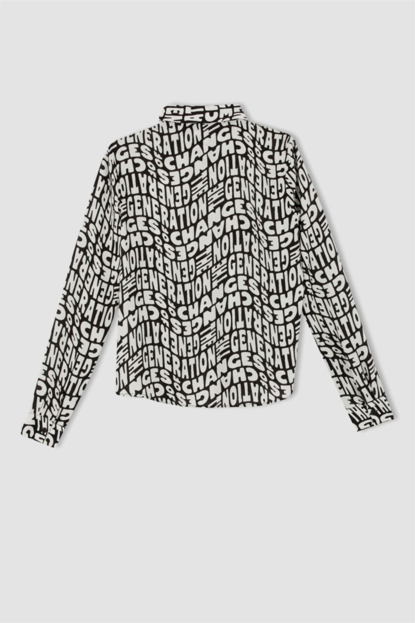 FEMME Noir Chemises à manches longues Col De Chemise