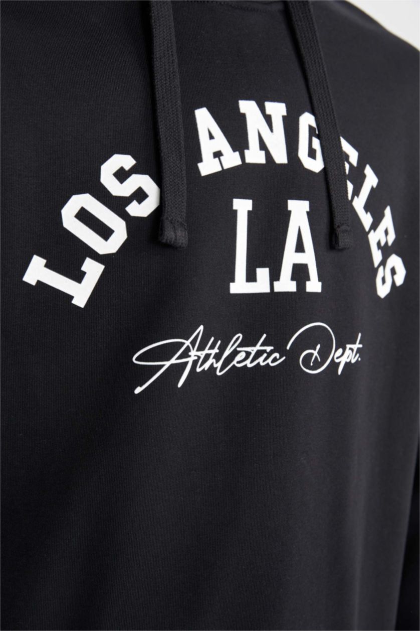 MAN Black Regular Fit Long Sleeve Sweatshirt