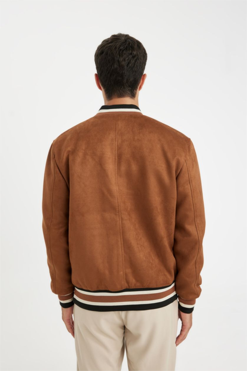 Ерлер Даршын түсі бомбер толық астар Пальто