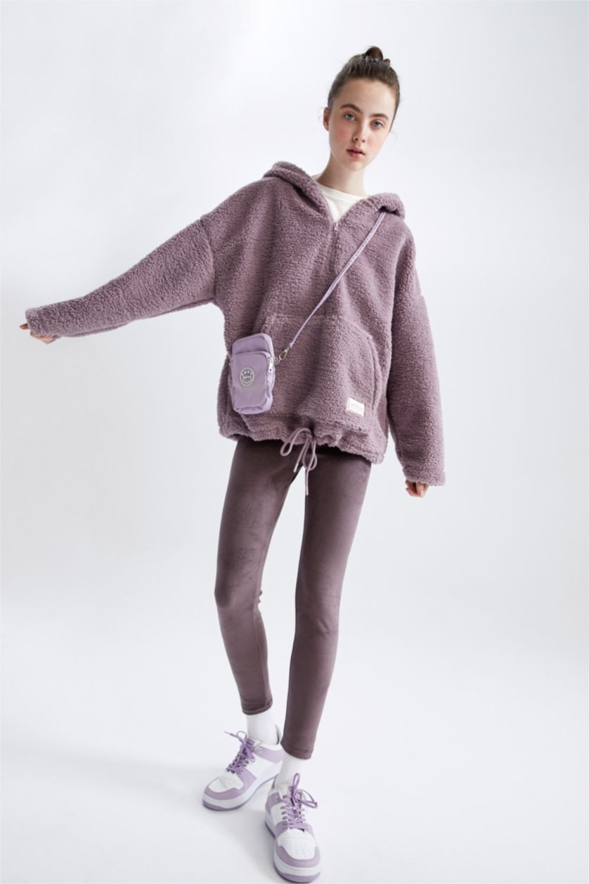 نساء بنفسجي فاتح ليجن مخمل