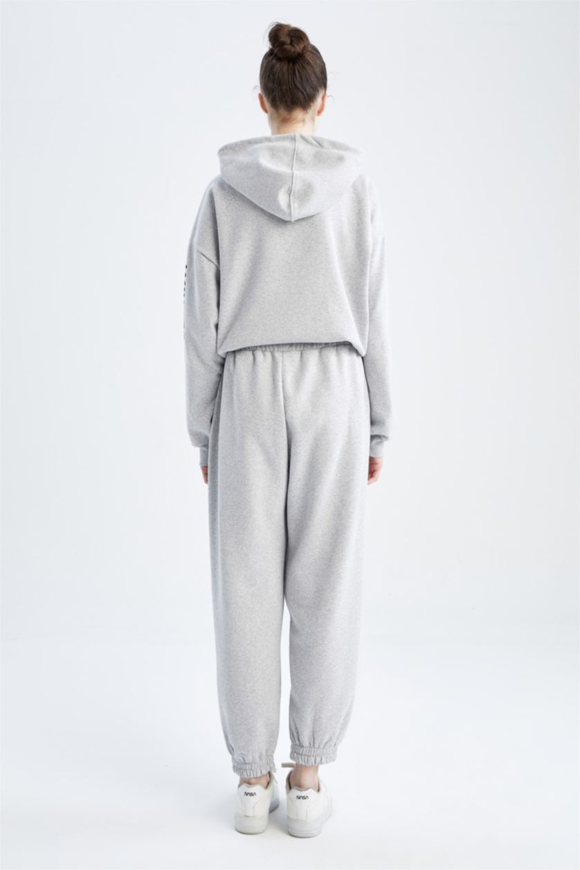 FEMME Gris Standard Fit Trousers