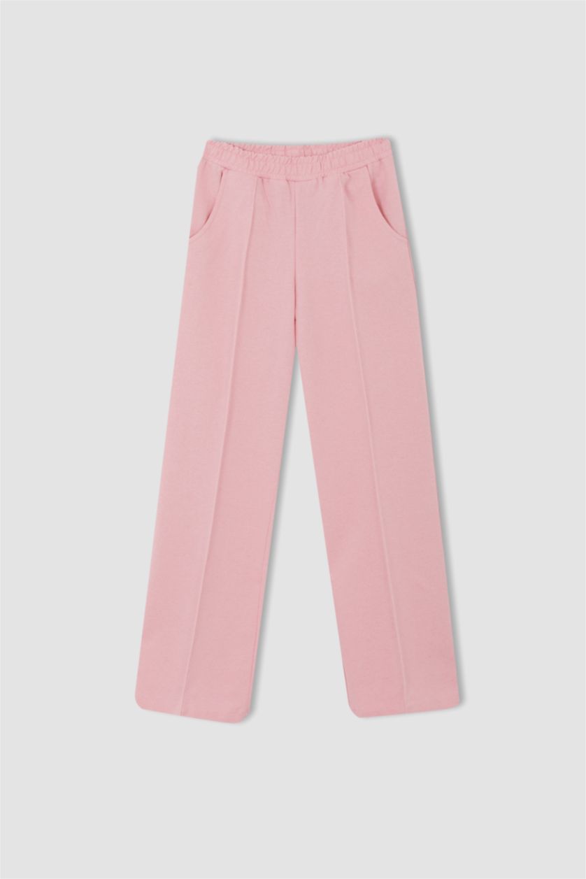 Kadın Koyu Pembe Regular Fıt Pantolon