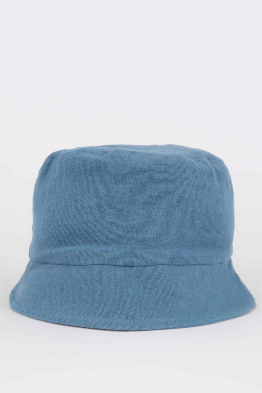 Erkek Bebek Mavi Erkek Bebek Yenidoğan Müslin Şapka