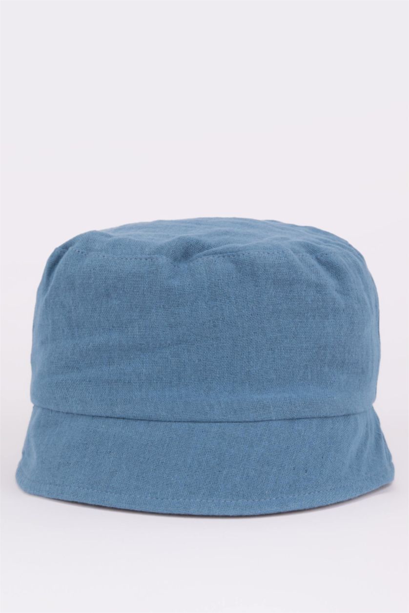 Erkek Bebek Mavi Erkek Bebek Yenidoğan Müslin Şapka