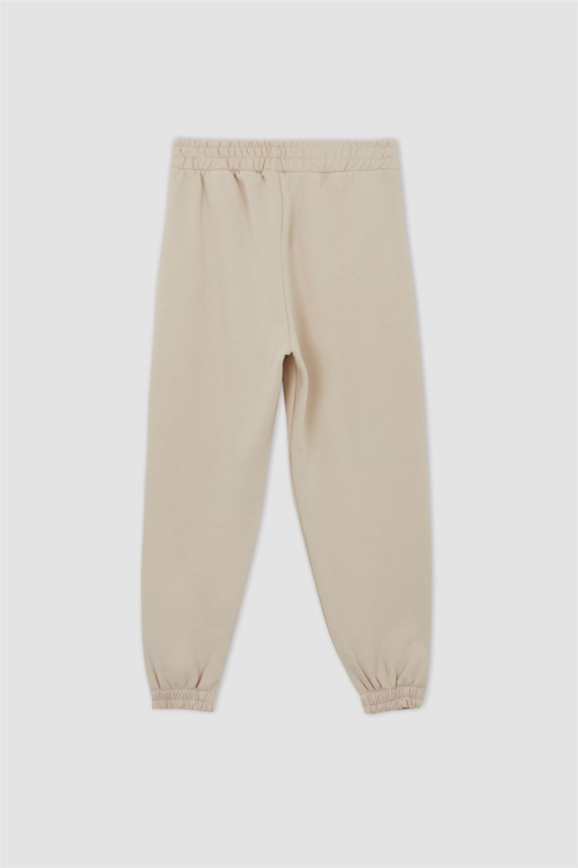 نساء بيج بنطلون سويت بانتس بريش ناعم من الداخل