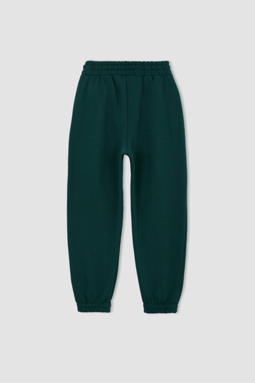 FEMME Vert Pantalon Tissu Sweat Épais Coupe Oversize DeFactoFit Jogging