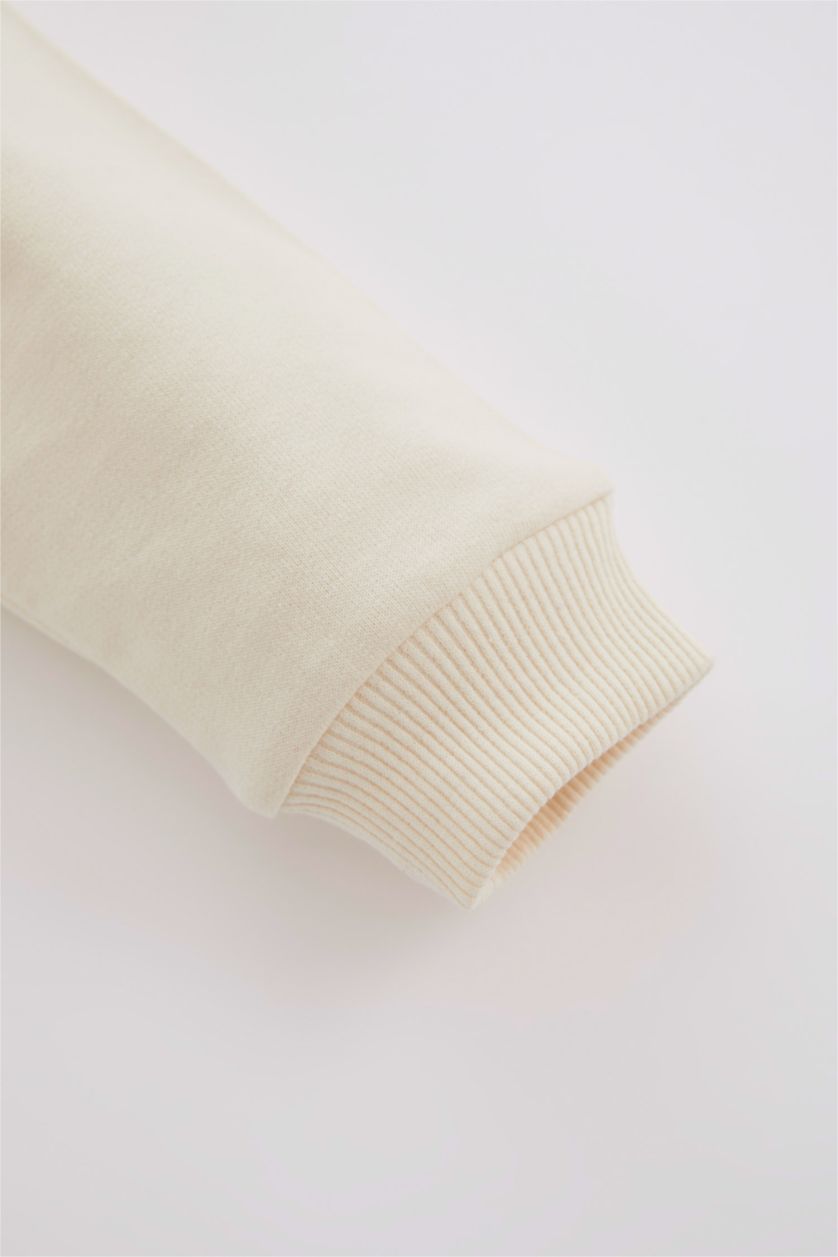 Малыши мальчики Бежевый Свитшот стандартного кроя Disney Mickey & Minnie для малышей мальчиков