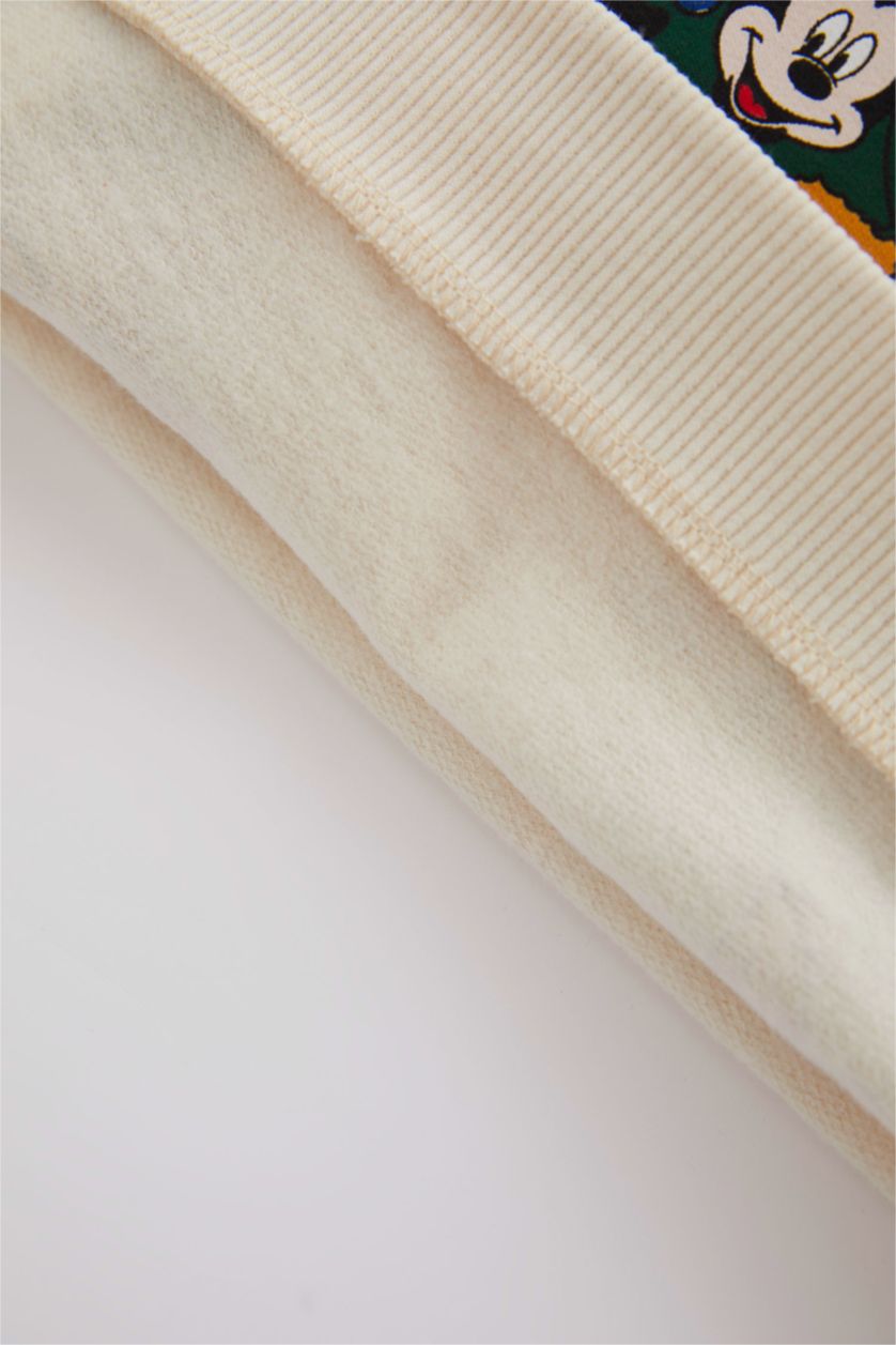 Малыши мальчики Бежевый Свитшот стандартного кроя Disney Mickey & Minnie для малышей мальчиков