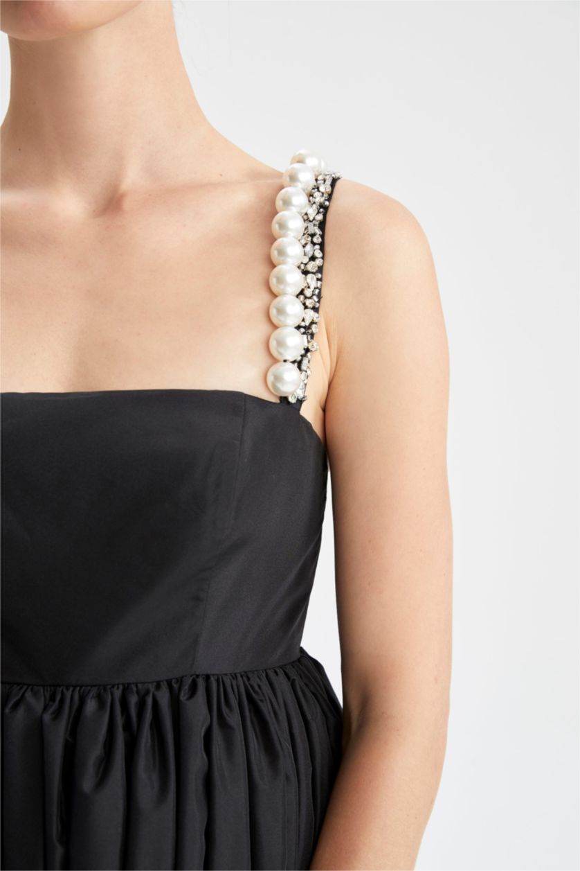 Kadın Siyah Maxi Elbise