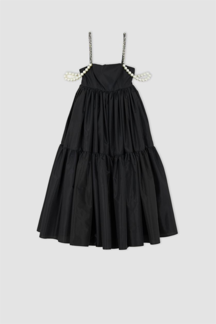 Kadın Siyah Maxi Elbise