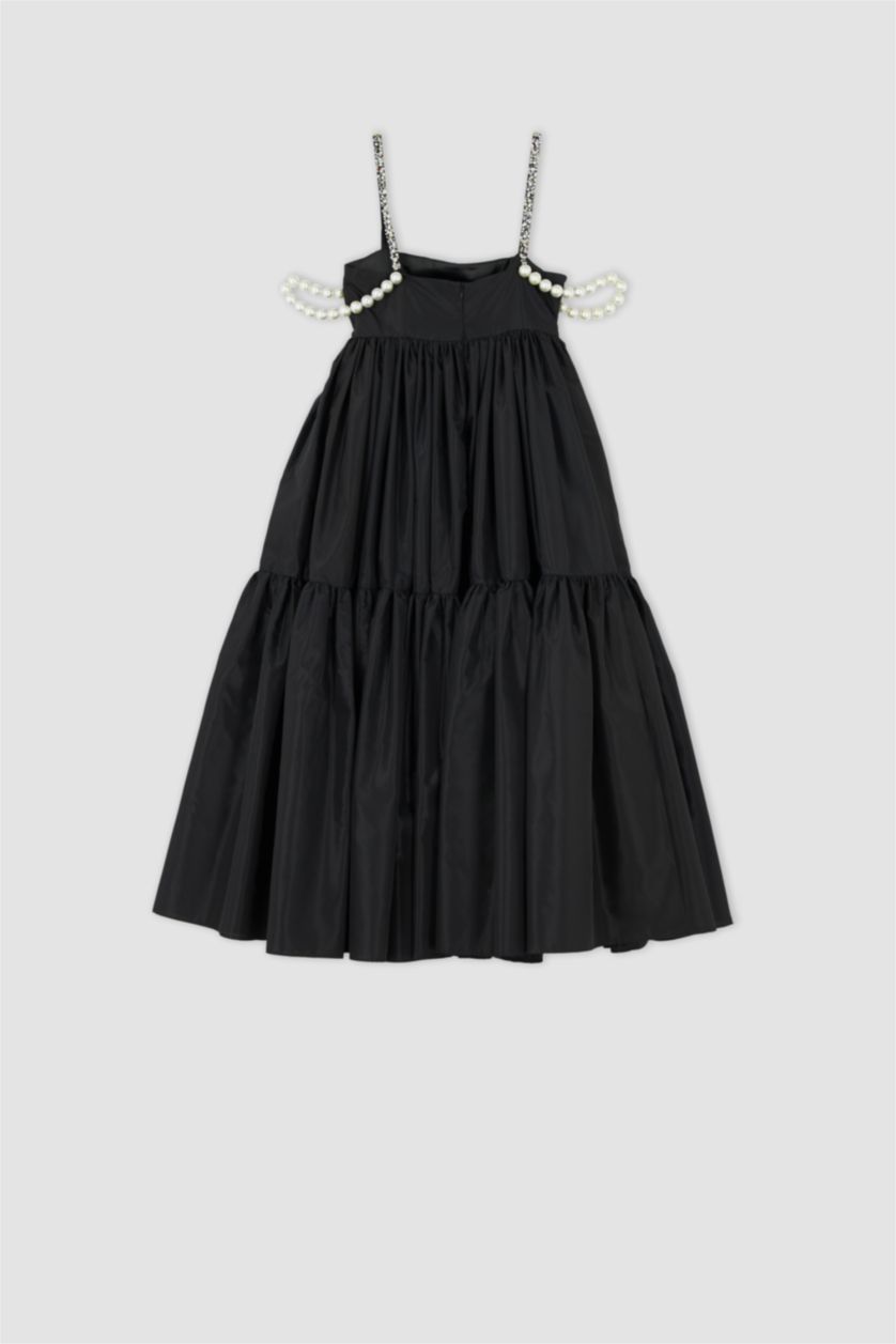 Kadın Siyah Maxi Elbise