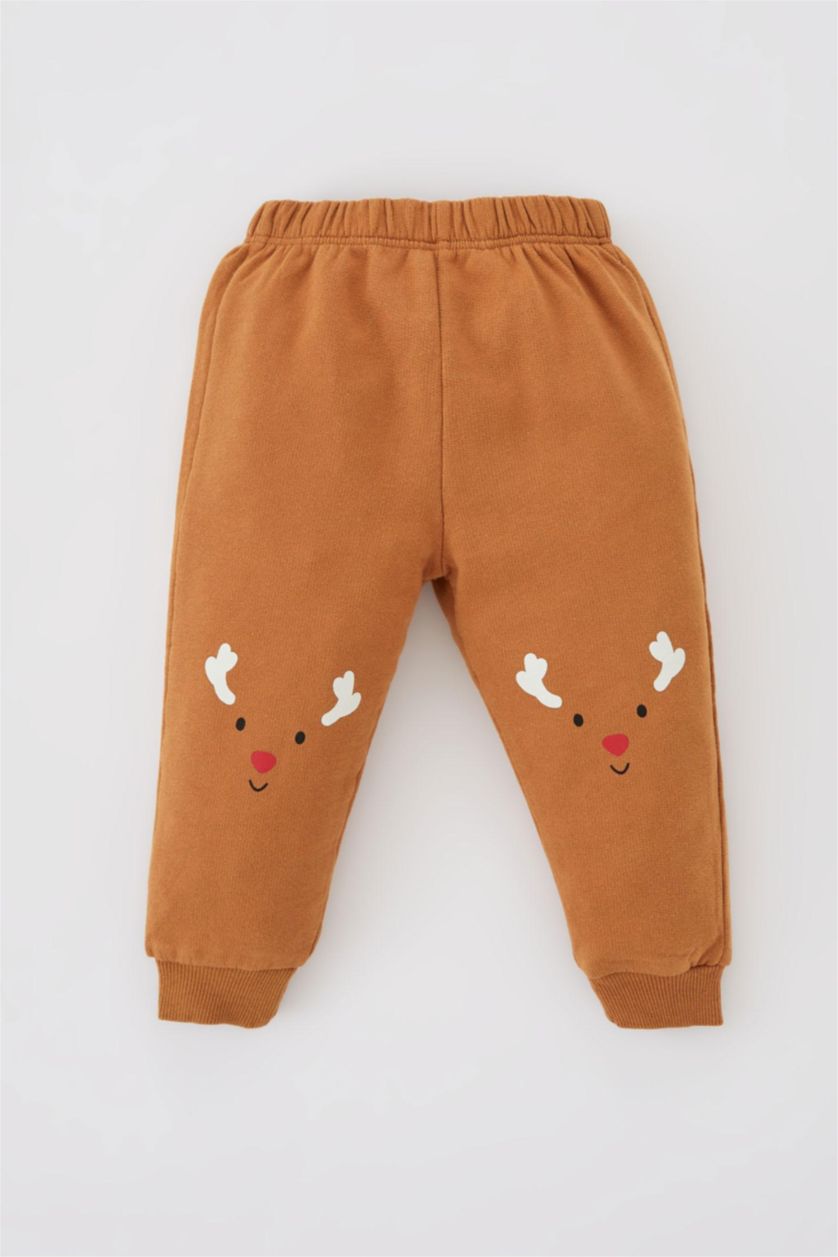 BÉBÉ GARÇON Beige Ensemble En Tricot Polaire Col Ras Du Cou Nouvel an Manche Longue 2 BéBé Garçon