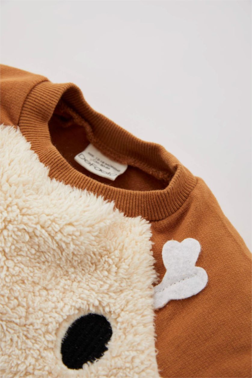 BÉBÉ GARÇON Beige Ensemble En Tricot Polaire Col Ras Du Cou Nouvel an Manche Longue 2 BéBé Garçon