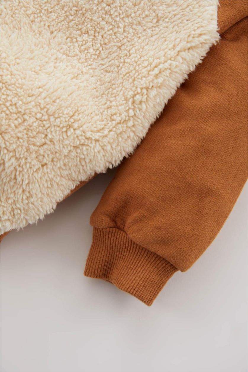 BÉBÉ GARÇON Beige Ensemble En Tricot Polaire Col Ras Du Cou Nouvel an Manche Longue 2 BéBé Garçon