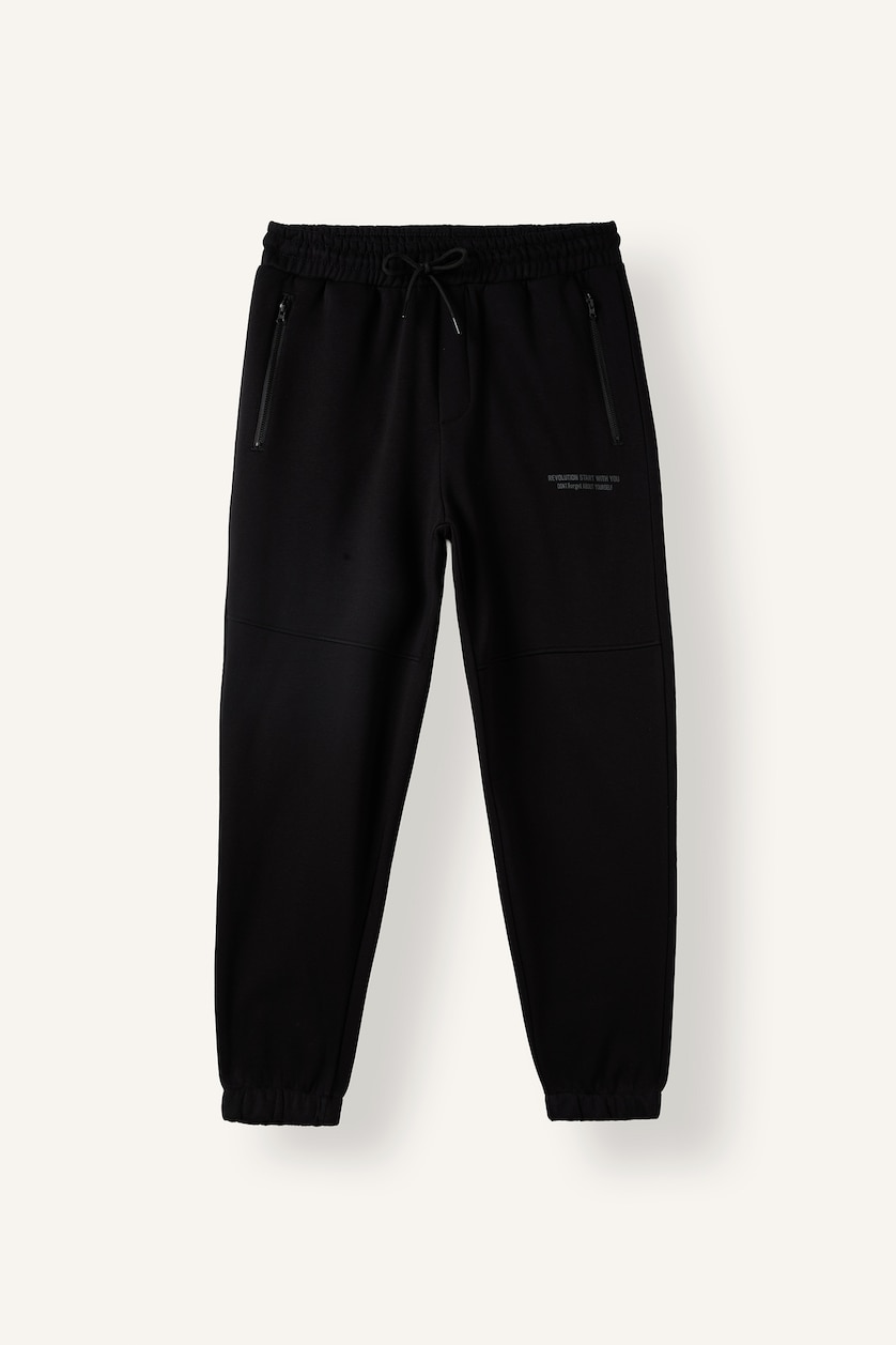 Ерлер қара Regular Fit шалбар