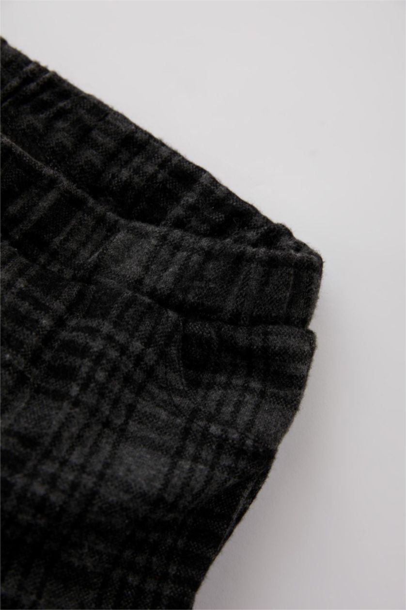 Малыши мальчики Черный Штаны в клетку для малышей мальчиков