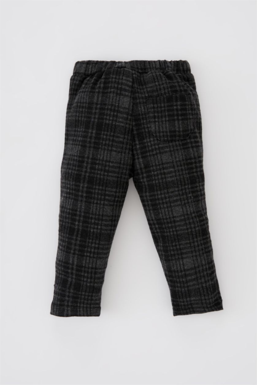 Малыши мальчики Черный Штаны в клетку для малышей мальчиков