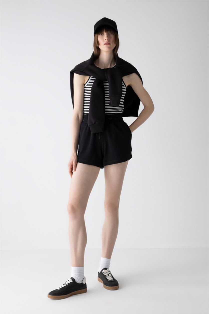 WOMAN Black Regular Fit