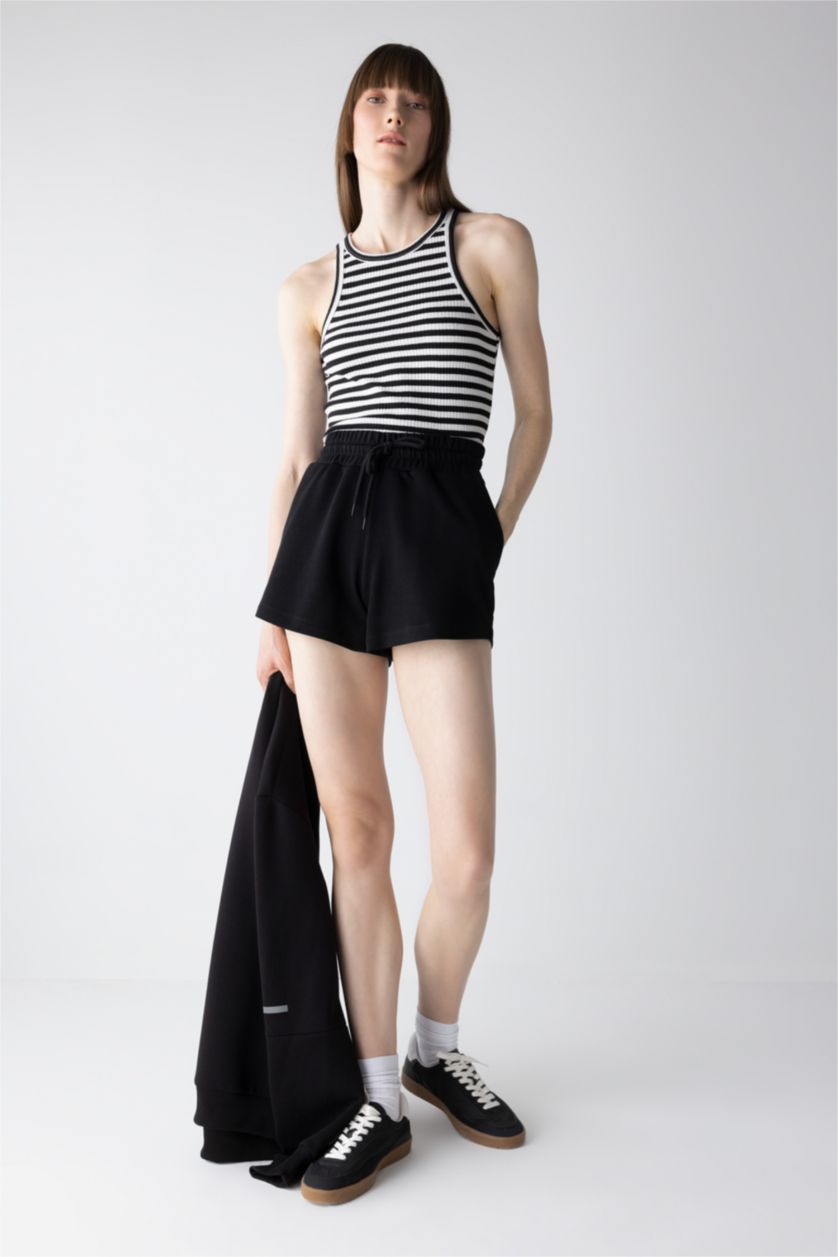 WOMAN Black Regular Fit